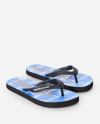 ISLAND BLOOM OPEN TOE-BOY BLUE