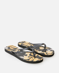 LA ISLA BLOOM OPEN TOE BLAK