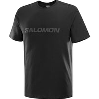 SALOMON BIG LOGO TEE M DEEP BLACK
