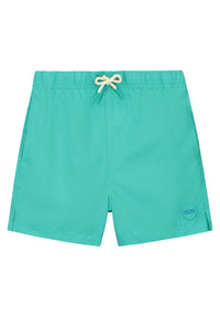Boys MILO swim shorts 4 inch solid Turq