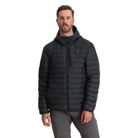 ZENITH HOODED DOWN JACKET BLAK