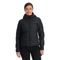 ZENITH HOODED DOWN JACKET BLK
