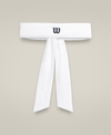 U TIE HEADBAND BRIGHT WHITE