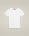 YB YOUTH TEAM SEAMLESS CREW BR WHITE