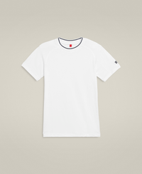 YB YOUTH TEAM SEAMLESS CREW BR WHITE