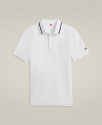 M TEAM PIQUE POLO BRIGHT WHITE