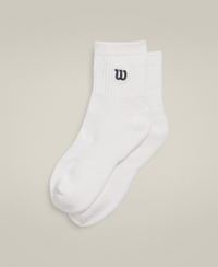 U QUARTER-LENGTH SOCK BR WHT/CL NAVY