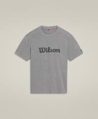M TEAM GRPHC TEE MEDGRAY HTHR SCRIPT