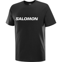 SALOMON LOGO SS TEE M DEEP BLACK