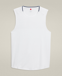 M ELITE PERFORMANCE TANK BR WHITE
