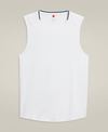 M ELITE PERFORMANCE TANK BR WHITE