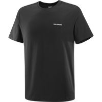 SALOMON LOGO TEE M DEEP BLACK