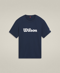 M TEAM GRAPHIC TEE CL NAVY SCRIPT