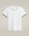 W TEAM SEAMLESS TEE BRIGHT WHITE