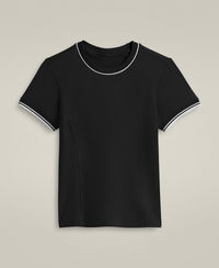W TEAM SEAMLESS TEE BLACK