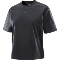 TRACKLINE SS TEE W DEEP BLACK