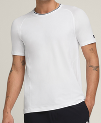 M TEAM SEAMLESS CREW BRIGHT WHITE