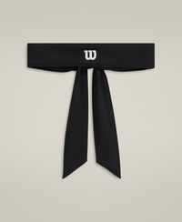 U TIE HEADBAND BLACK