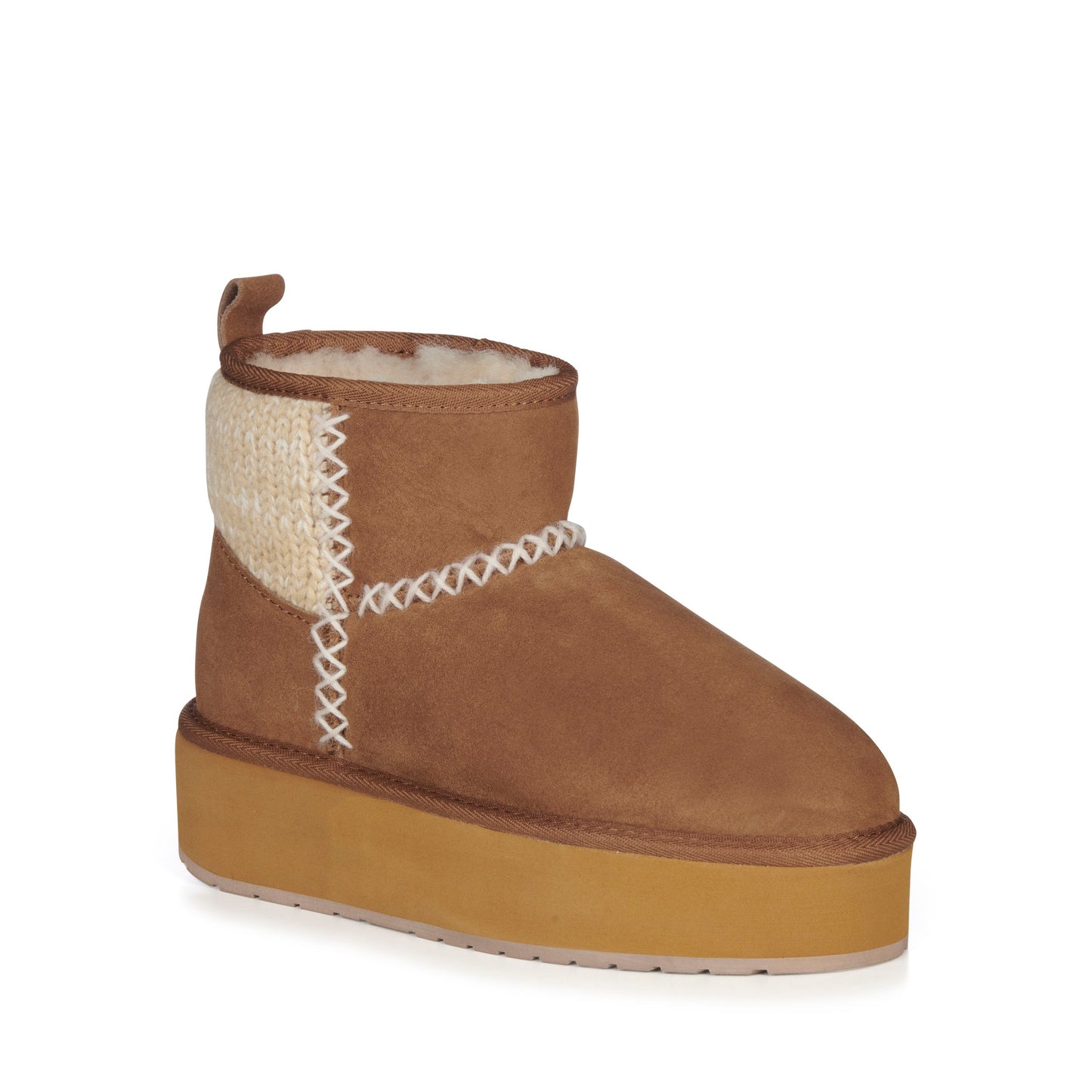 STINGER KNIT FLATFORM CHESTNUT