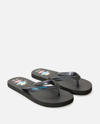 ICONS BLOOM OPEN TOE-BOY BKBL