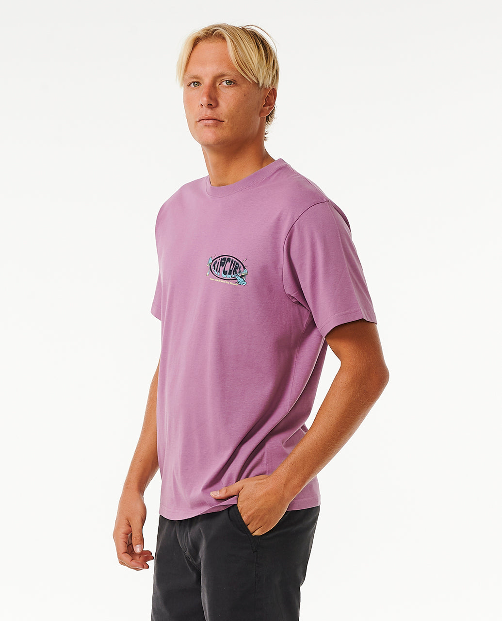 MASON PIPELINER TEE PURP