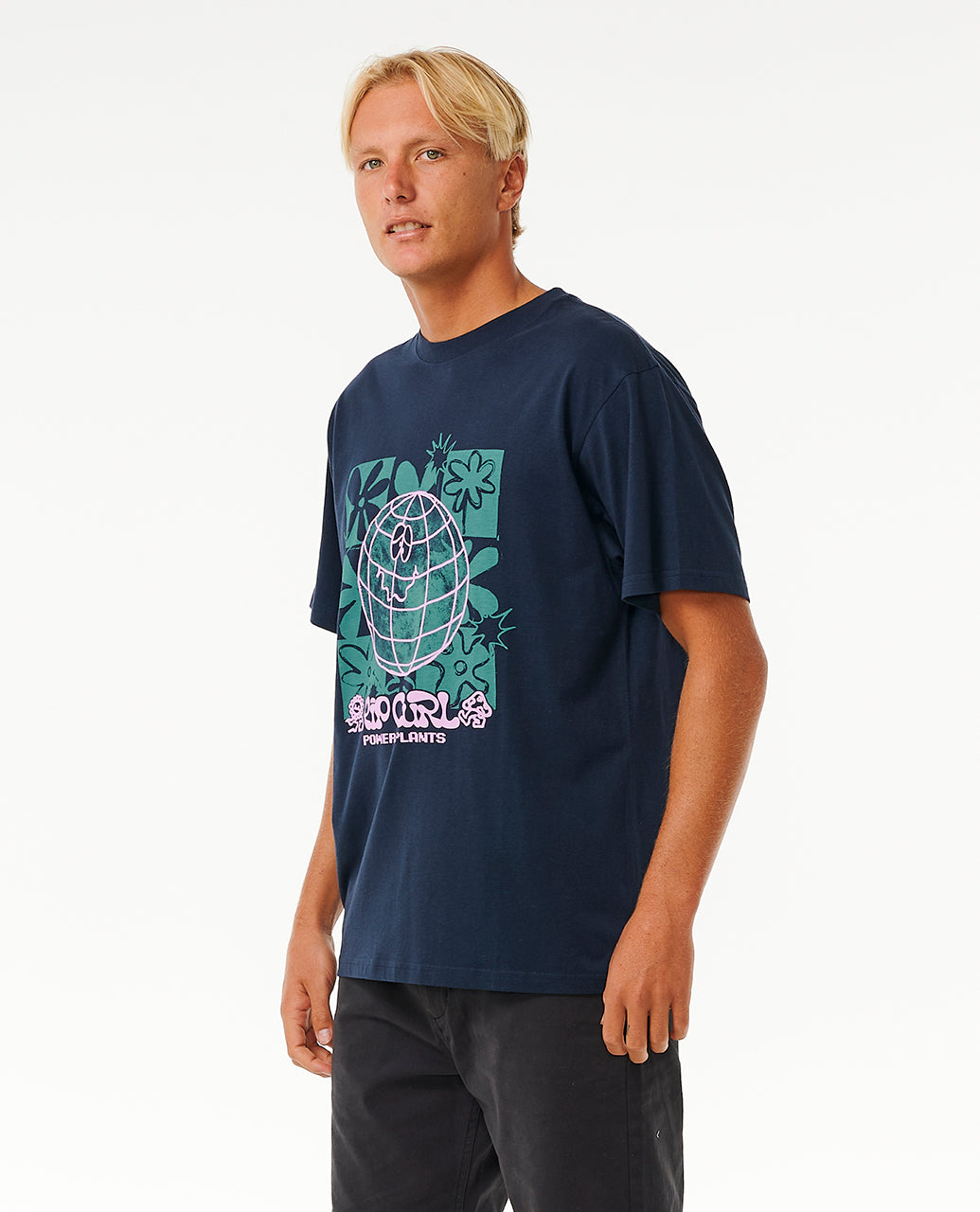 SWC EARTH POWER TEE NAVY