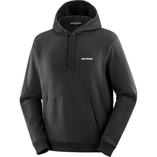 DROPPIN HOODIE M DEEP BLACKWHITE