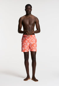 Men MIKE swim shorts 7 inch umbrellas Orng
