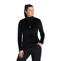 SHIMMER BUG 1/2 ZIP BLACK