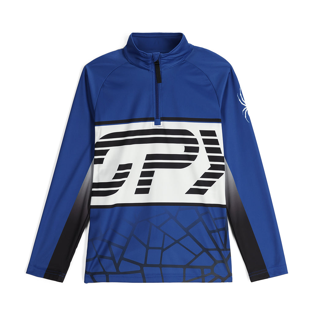 WEB 1/2 ZIP BLUE