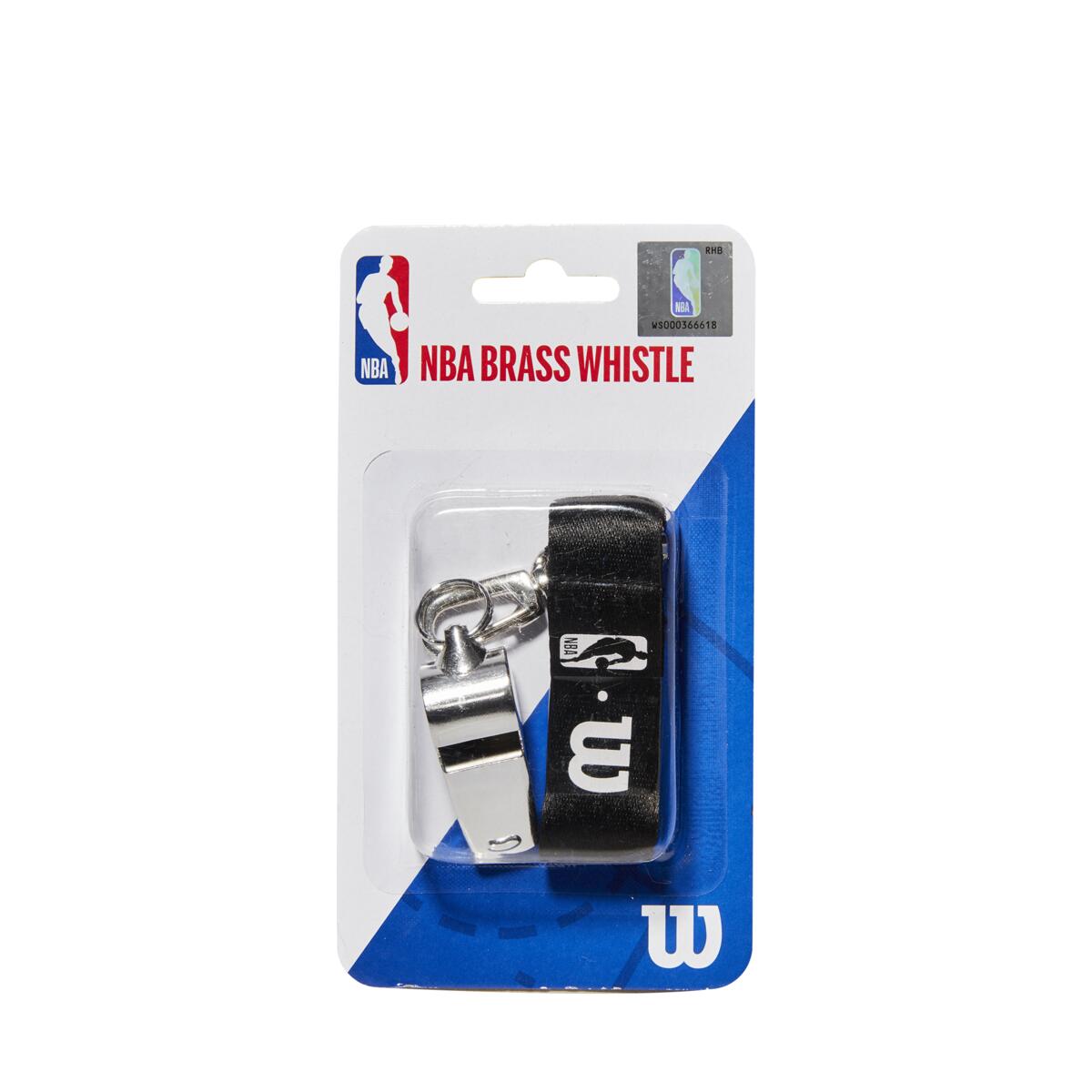 NBA BRASS WHISTLE WITH LANYARD